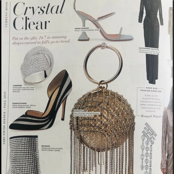 GUISEPPE ZANOTTI Gold flats w/ Swarovski Crystals - Picture 2 of 4